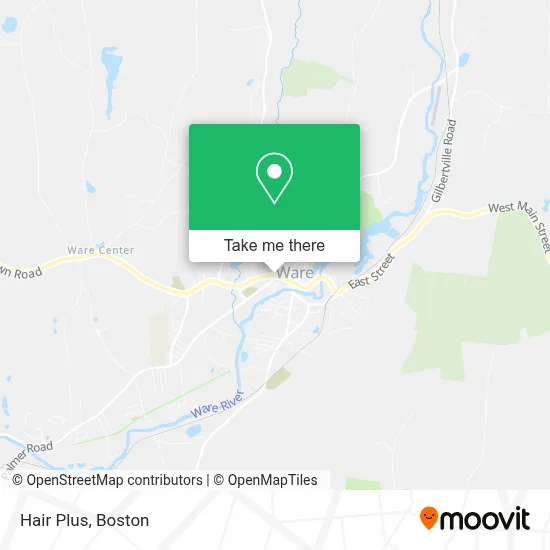 Hair Plus map