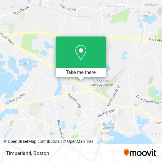 Timberland map