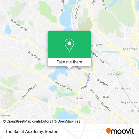 The Ballet Academy map
