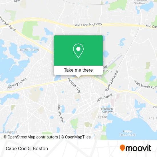 Cape Cod 5 map