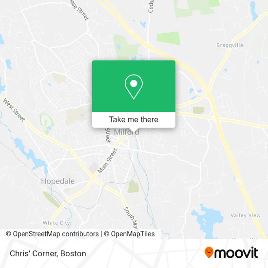 Chris' Corner map