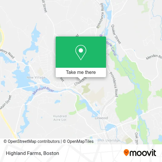 Highland Farms map