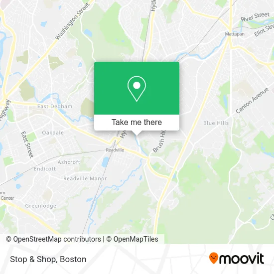 Stop & Shop map