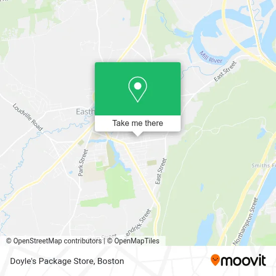 Doyle's Package Store map