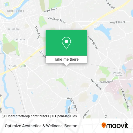 Optimize Aesthetics & Wellness map