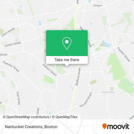 Nantucket Creations map