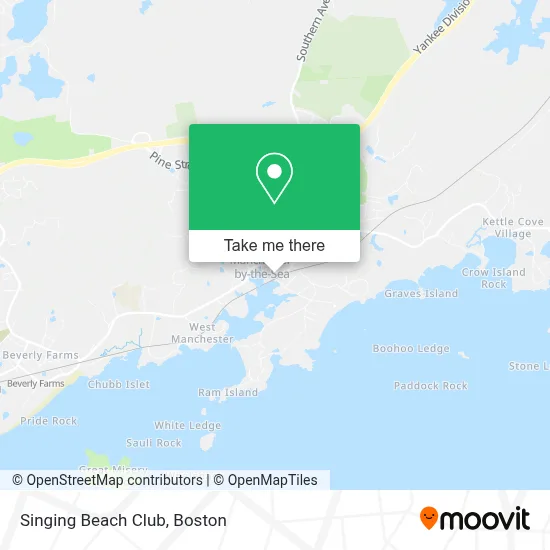 Singing Beach Club map