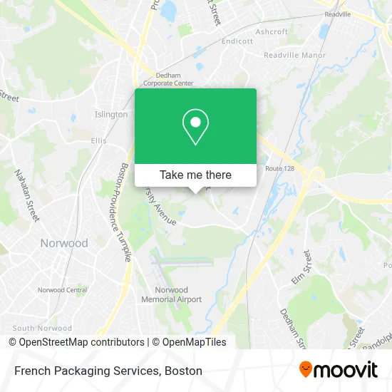 French Packaging Services map