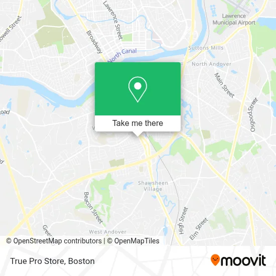 True Pro Store map