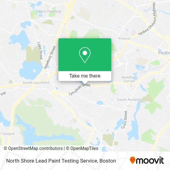 North Shore Lead Paint Testing Service map