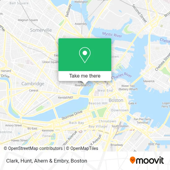 Clark, Hunt, Ahern & Embry map
