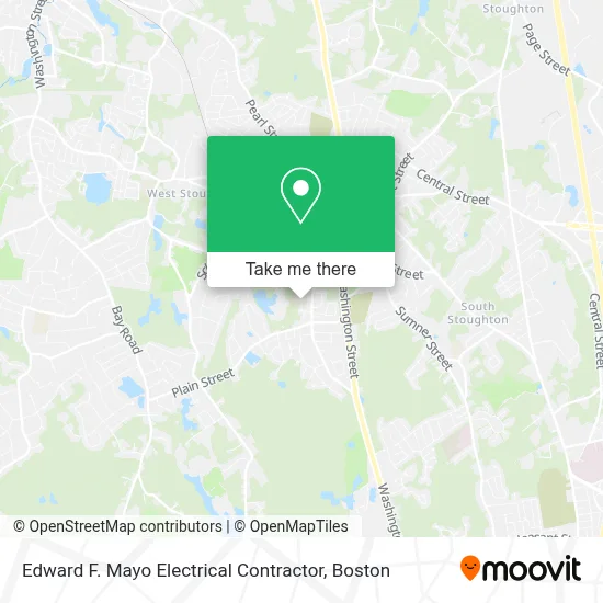 Edward F. Mayo Electrical Contractor map