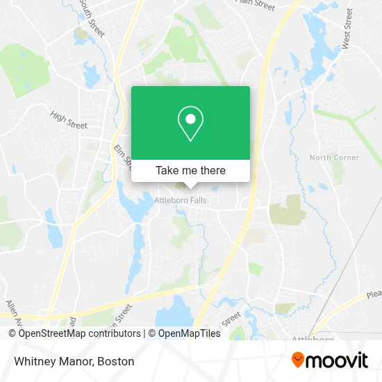 Whitney Manor map