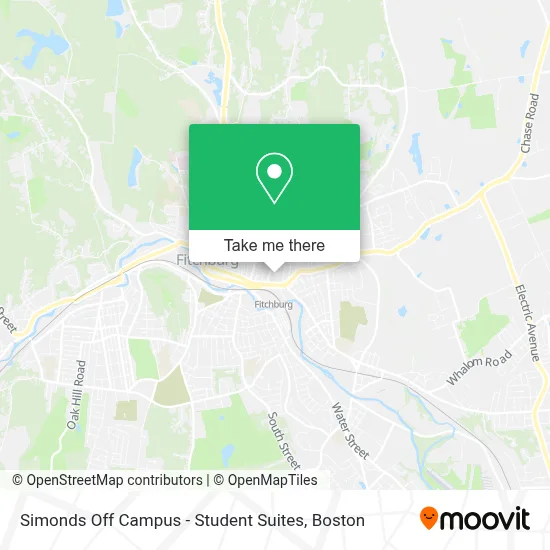Simonds Off Campus - Student Suites map
