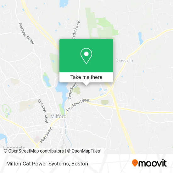 Milton Cat Power Systems map
