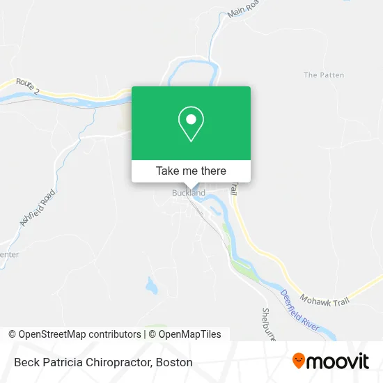 Beck Patricia Chiropractor map