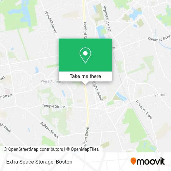 Extra Space Storage map