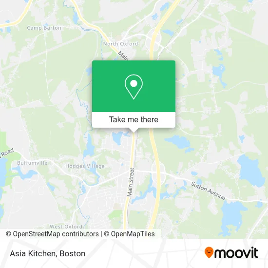 Asia Kitchen map