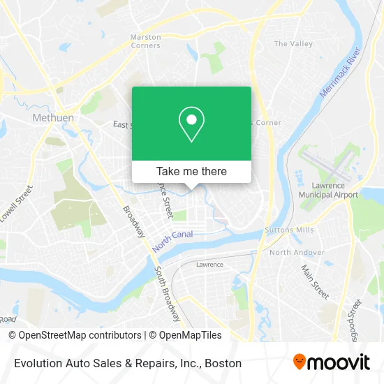 Evolution Auto Sales & Repairs, Inc. map