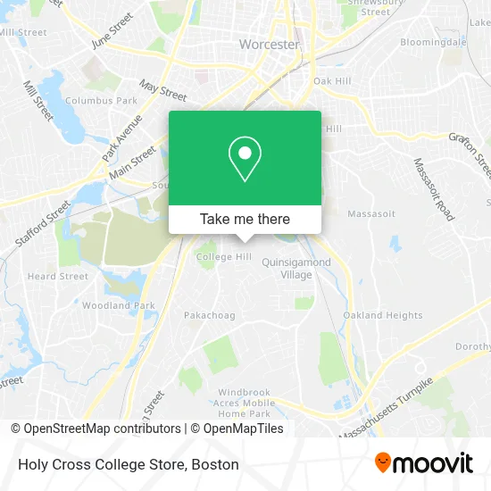 Holy Cross College Store map