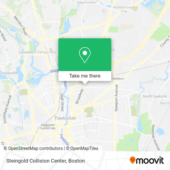 Steingold Collision Center map