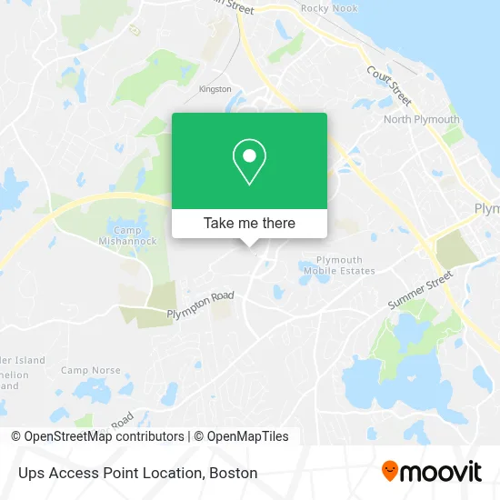 Ups Access Point Location map