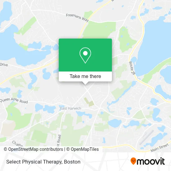 Select Physical Therapy map