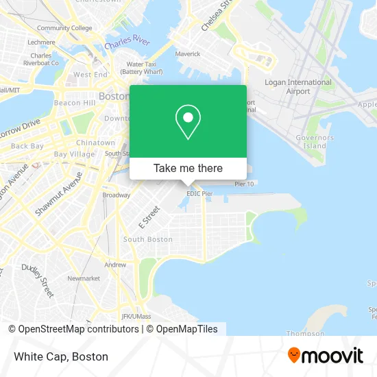 White Cap map