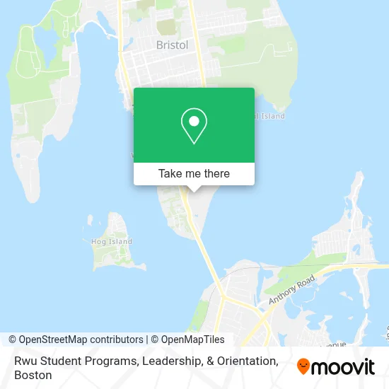 Rwu Student Programs, Leadership, & Orientation map