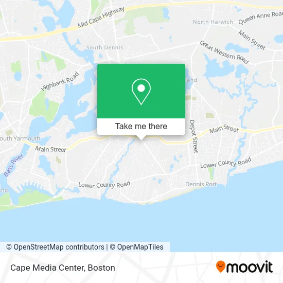 Cape Media Center map
