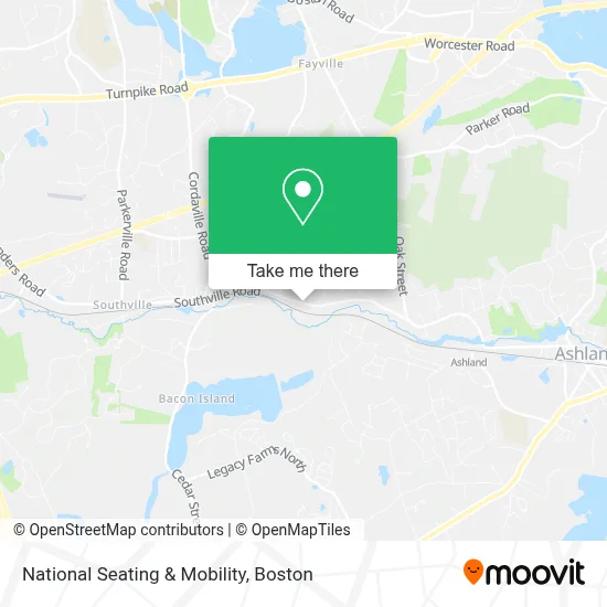 National Seating & Mobility map