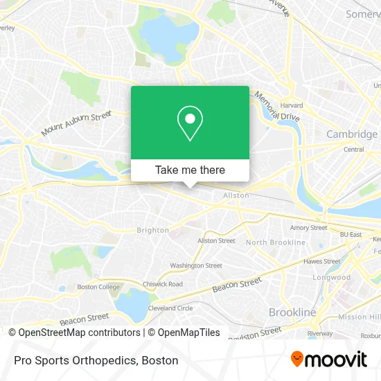 Pro Sports Orthopedics map