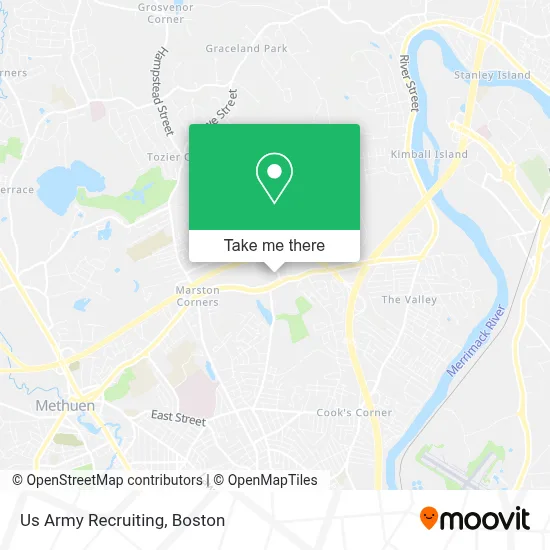 Us Army Recruiting map