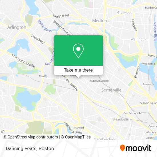 Dancing Feats map