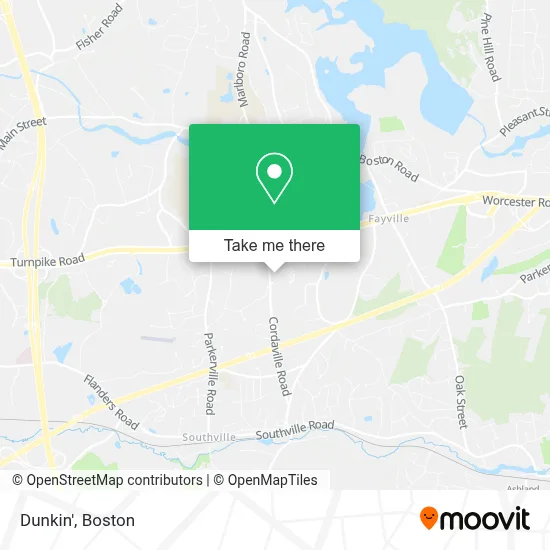 Dunkin' map
