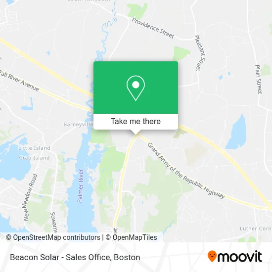 Beacon Solar - Sales Office map