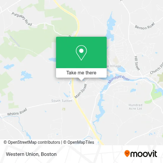 Western Union map