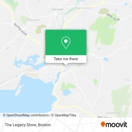 The Legacy Store map