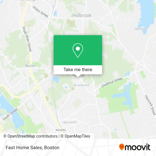 Fast Home Sales map