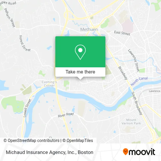 Michaud Insurance Agency, Inc. map