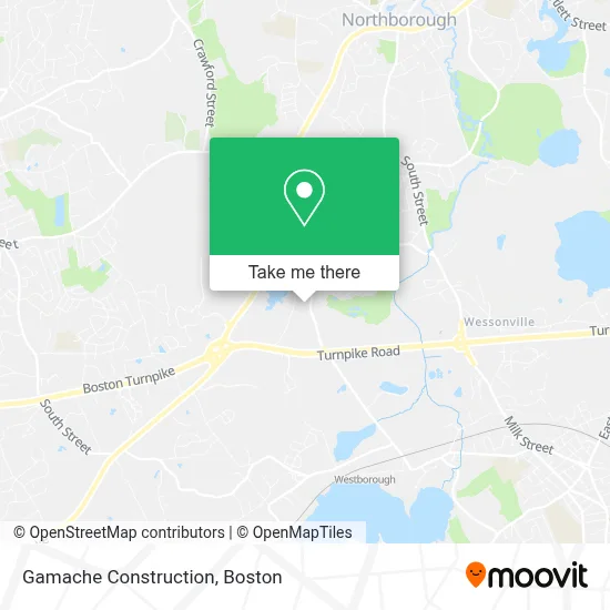Gamache Construction map