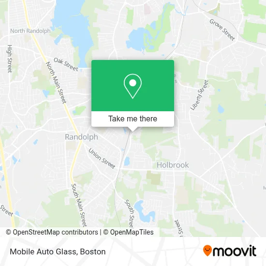 Mobile Auto Glass map