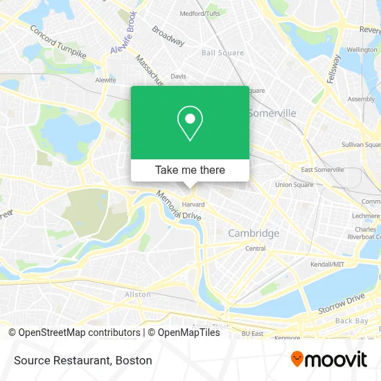 Source Restaurant map