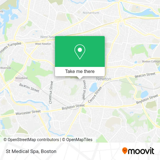 St Medical Spa map
