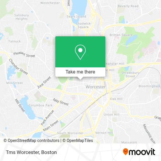 Tms Worcester map