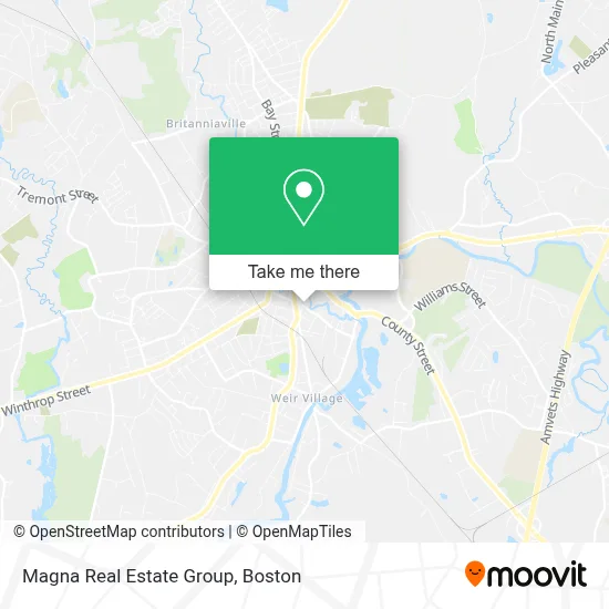 Magna Real Estate Group map