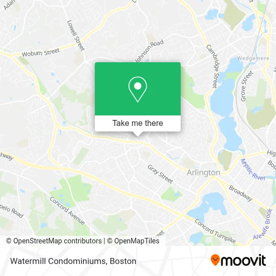Watermill Condominiums map
