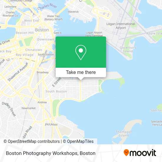 Boston Photography Workshops map