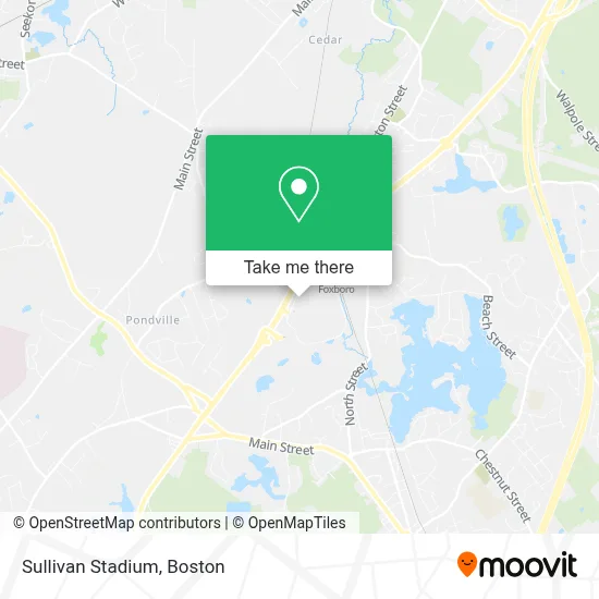 Sullivan Stadium map