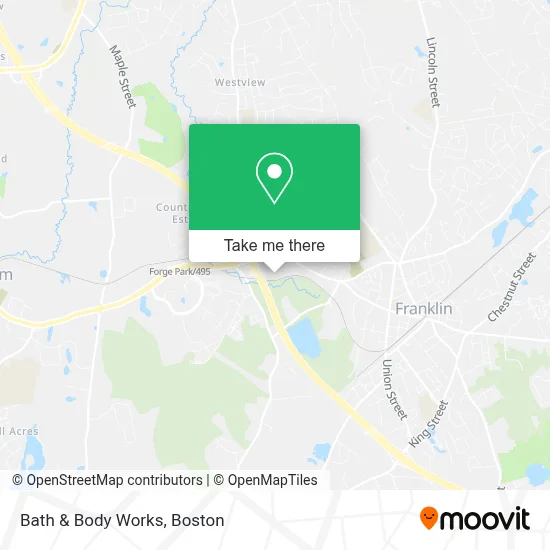 Bath & Body Works map